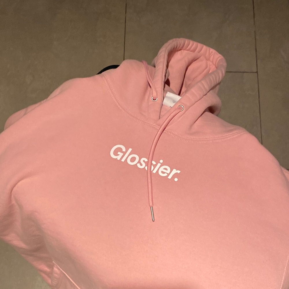 Glossier Pink Hoodie